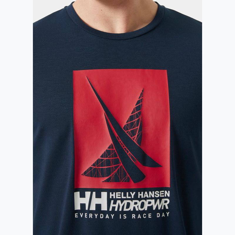 Vyriški marškinėliai Helly Hansen HP Race Graphic navy 3