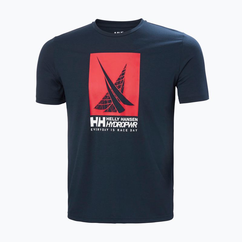 Vyriški marškinėliai Helly Hansen HP Race Graphic navy 5