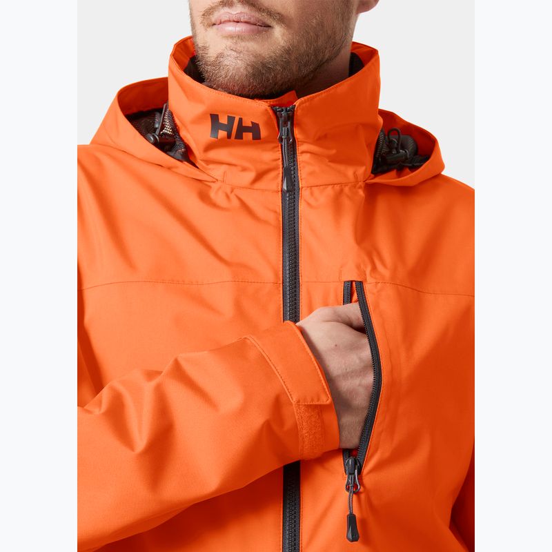 Vyriška buriavimo striukė Helly Hansen Crew Hooded 2.0 flame 5