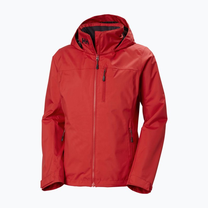 Moteriška buriavimo striukė Helly Hansen Crew Hooded Midlayer 2.0 red