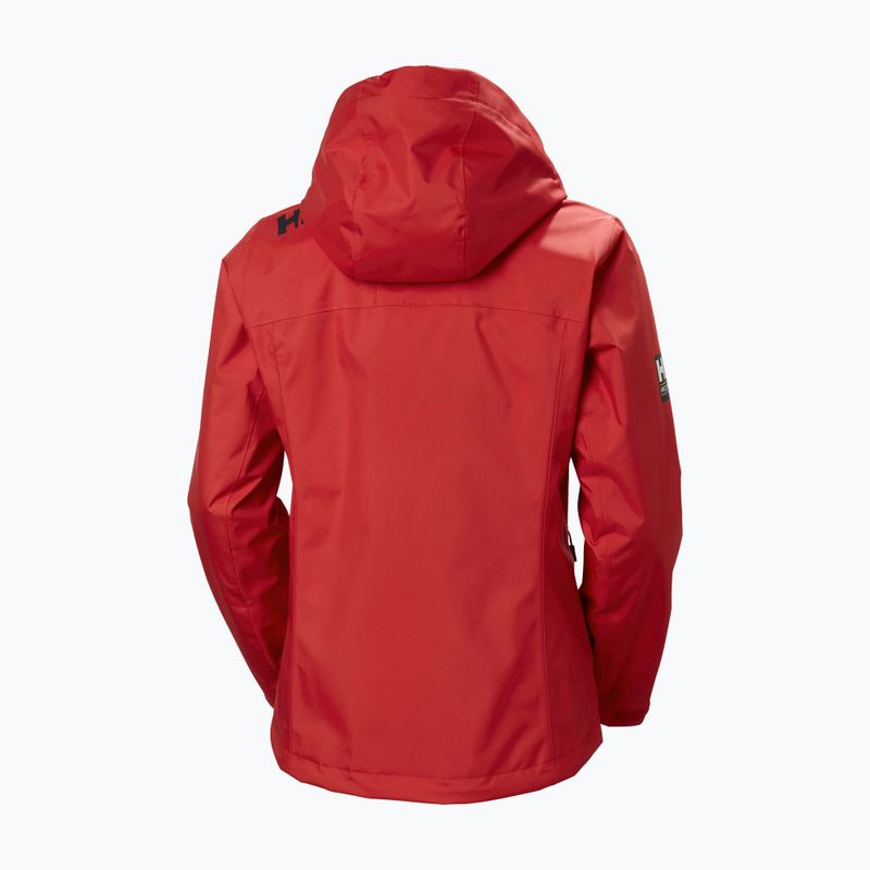 Moteriška buriavimo striukė Helly Hansen Crew Hooded Midlayer 2.0 red 2