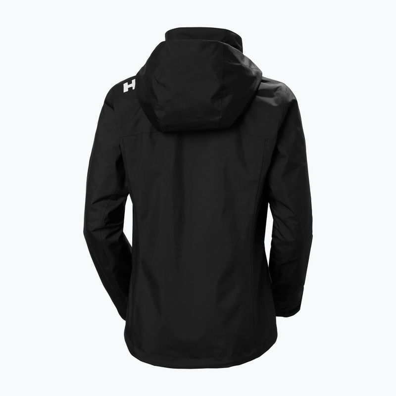 Moteriška buriavimo striukė Helly Hansen Crew Hooded Midlayer 2.0 black 2