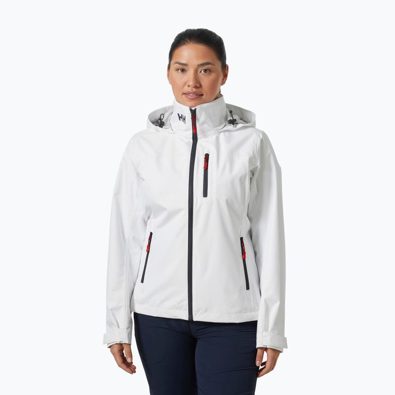 Moteriška buriavimo striukė Helly Hansen Crew Hooded 2.0 white