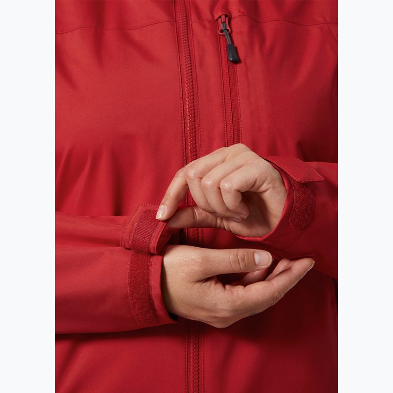 Moteriška buriavimo striukė Helly Hansen Crew Hooded 2.0 red 5