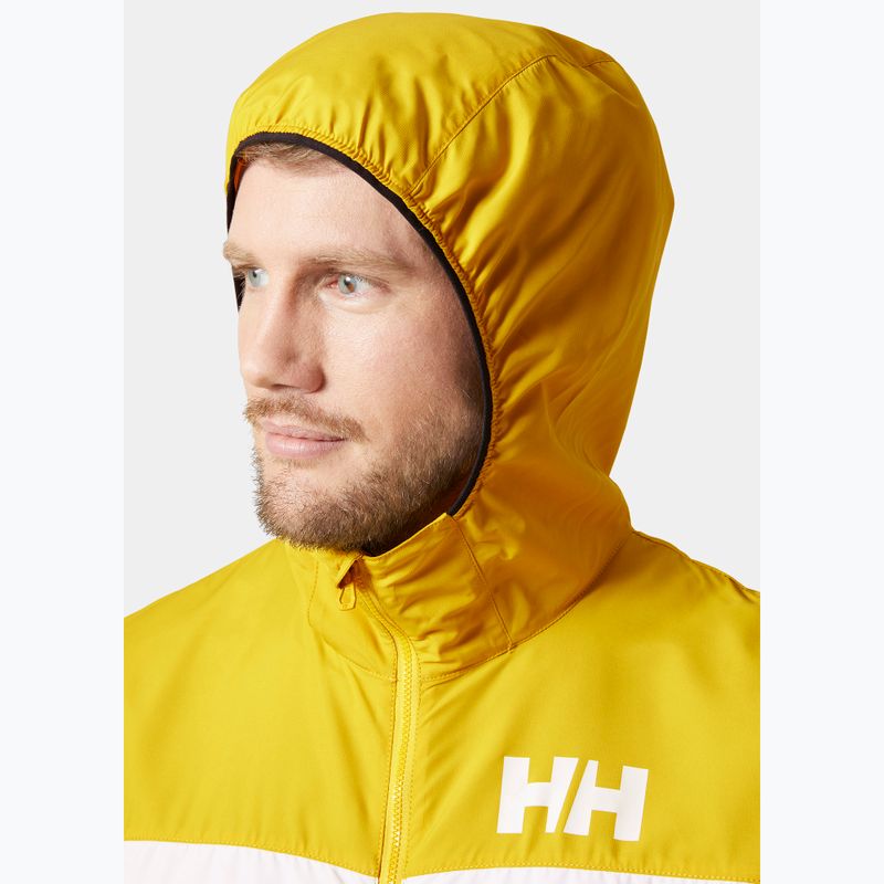 Vyriška buriavimo striukė Helly Hansen Salt Striped Windbreaker gold rush 3