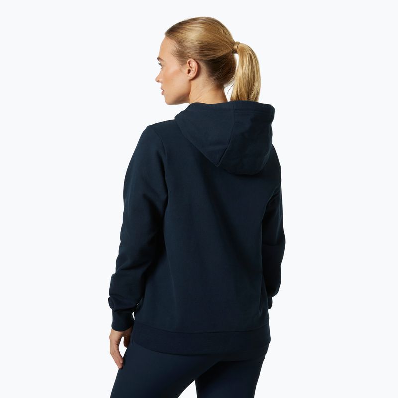 Moteriškas džemperis Helly Hansen HH Logo Hoodie 2.0 navy 2