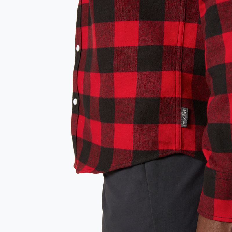 Vyriški marškiniai Helly Hansen Lokka Organic Flannel red buffalo check 4