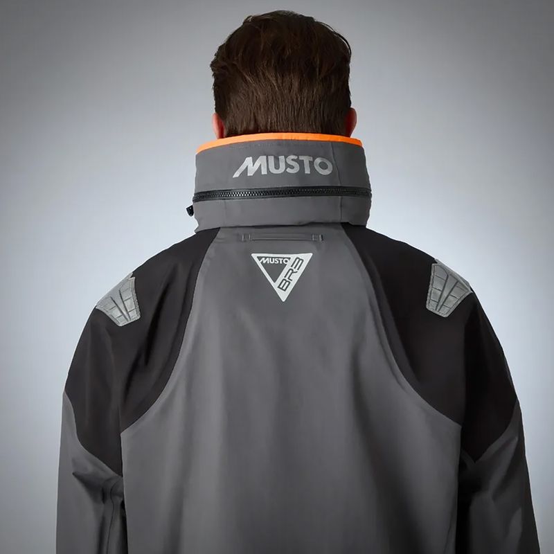 Vyriška "Musto BR3 Pertex Offshore" buriavimo striukė medžio anglies spalvos 7