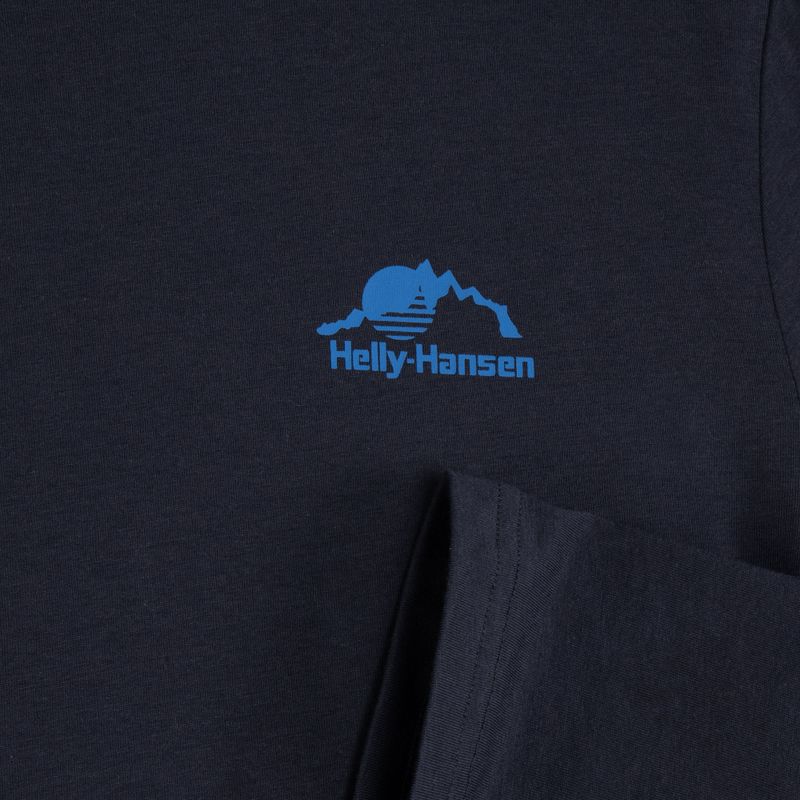 Vyriški žygio marškinėlai ilgomis rankovėmis Helly Hansen Nord Graphic navy 4