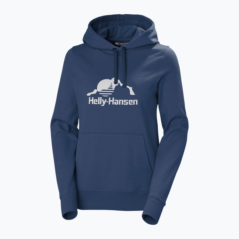 Moteriškas džemperis Helly Hansen Nord Graphic Pullover Hoodie ocean 5