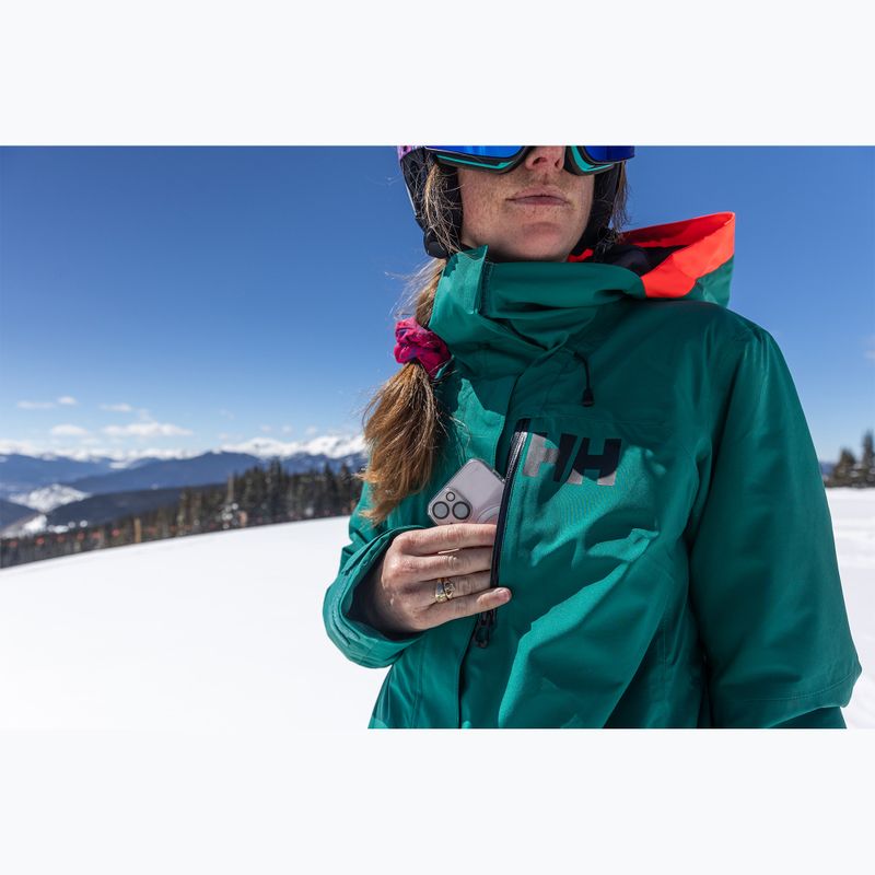 Moteriška slidinėjimo striukė Helly Hansen Powshot emerald 11