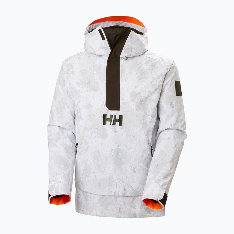 Vyriška slidinėjimo striukė Helly Hansen Ullr D Insulated Anorak grey fog snow camo aop 9