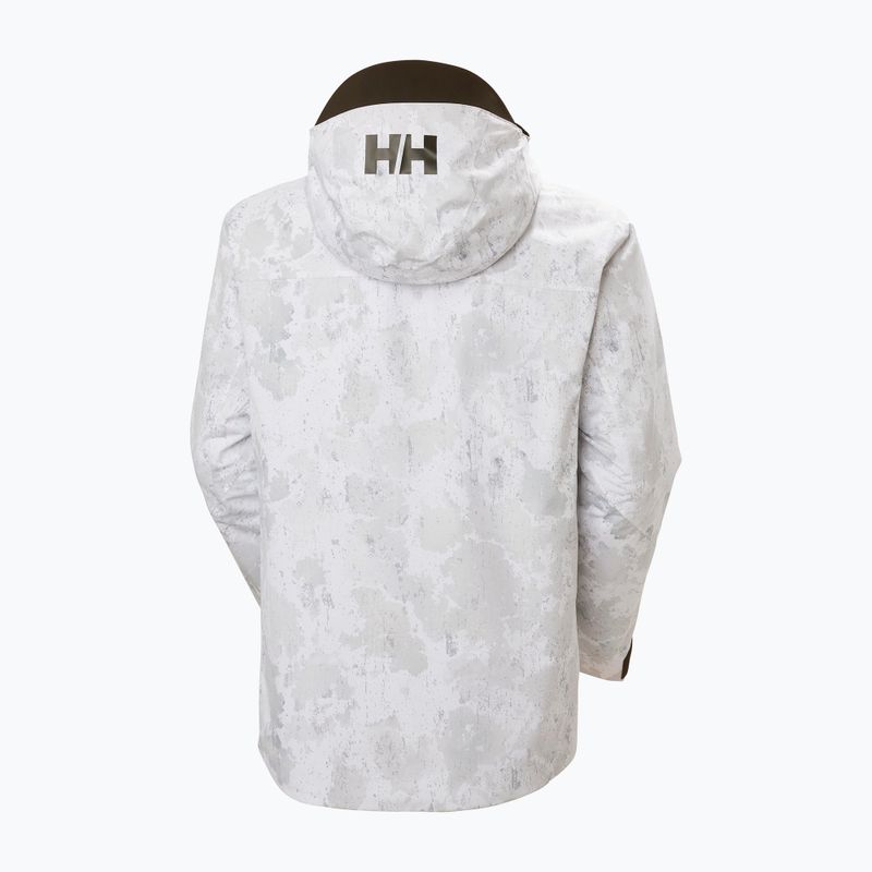 Vyriška slidinėjimo striukė Helly Hansen Ullr D Insulated Anorak grey fog snow camo aop 10