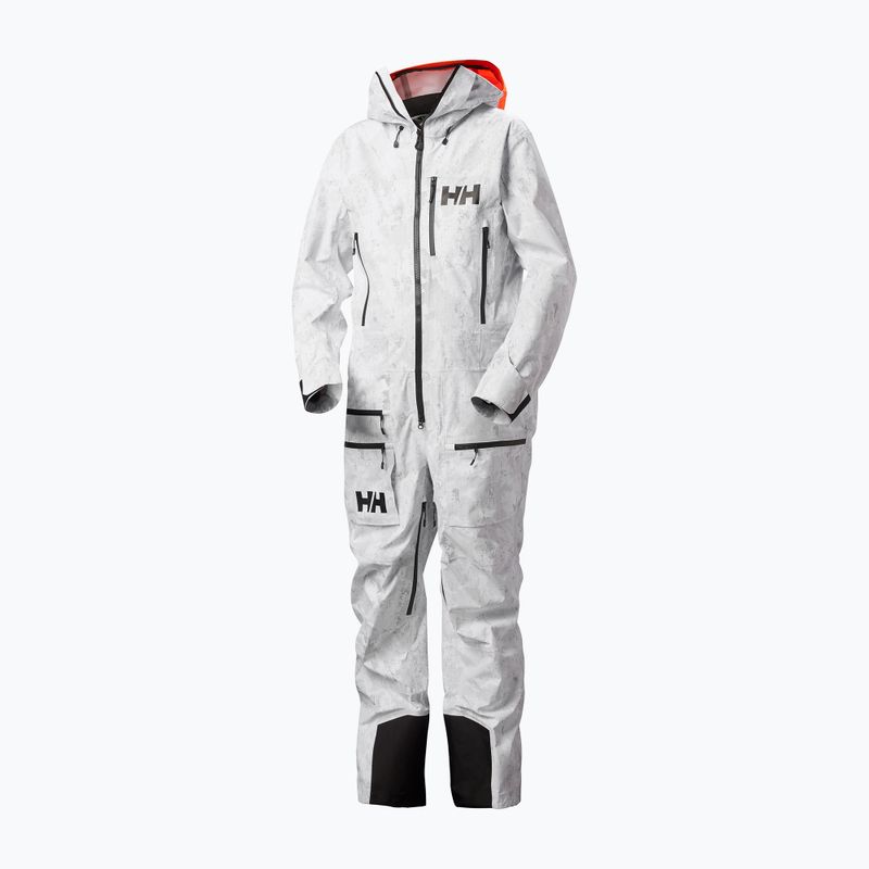 Vyriškas slidinėjimo kombinezonas Helly Hansen Chugach Infinity Printed grey fog snow camo aop 10