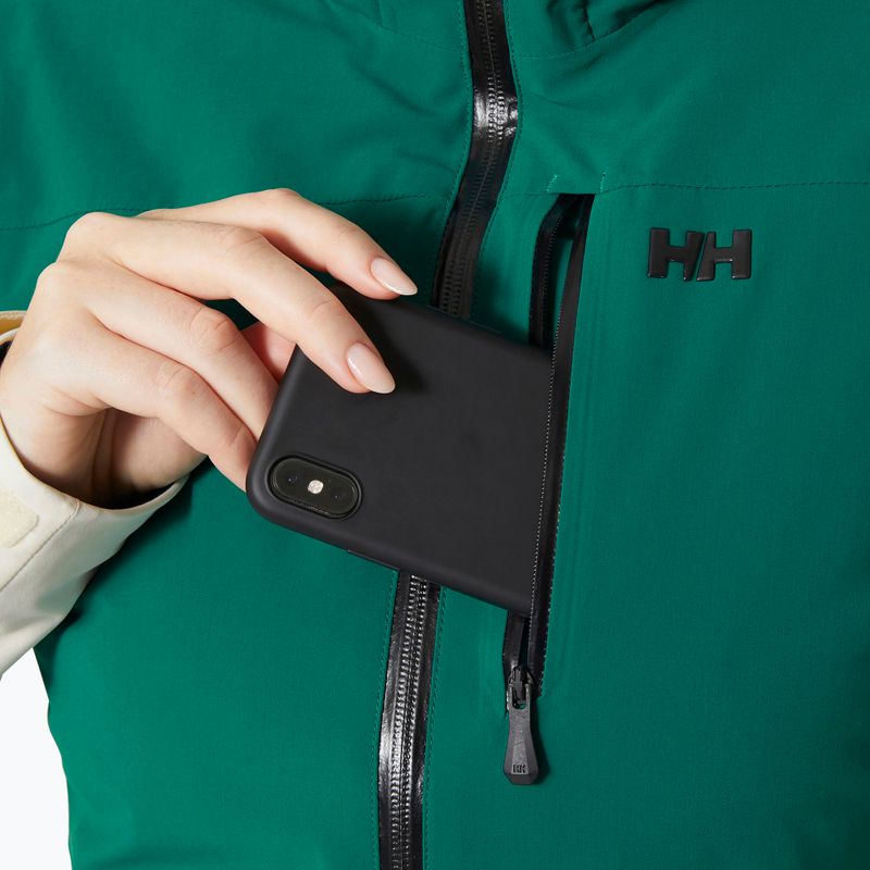 Moteriška slidinėjimo striukė Helly Hansen Alphelia emerald snow 3