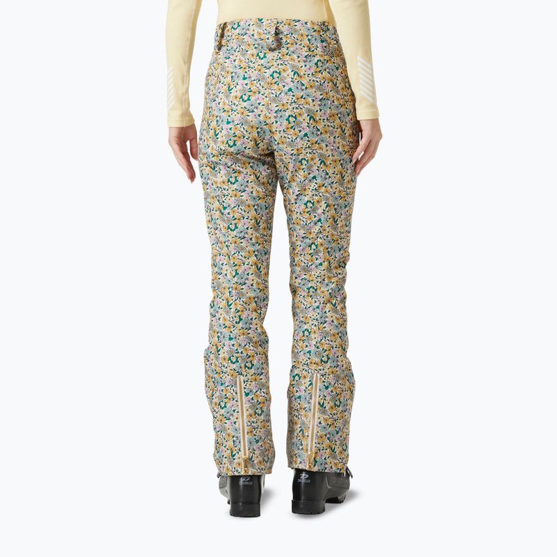Moteriškos slidinėjimo kelnės Helly Hansen St. Moritz Insulated 2.0 sand floral aop 2