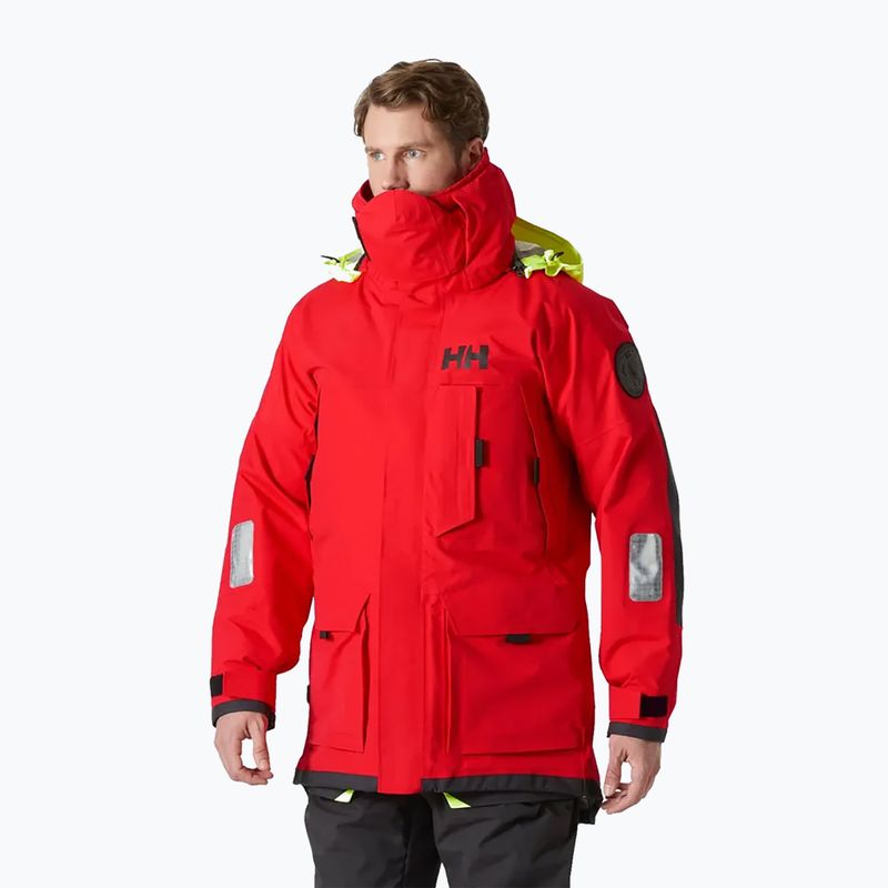 "Helly Hansen Arctic Ocean 3in1 Parka" buriavimo striukė alert red