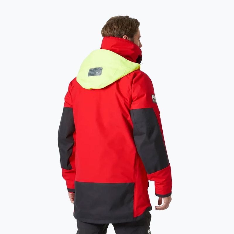 "Helly Hansen Arctic Ocean 3in1 Parka" buriavimo striukė alert red 2