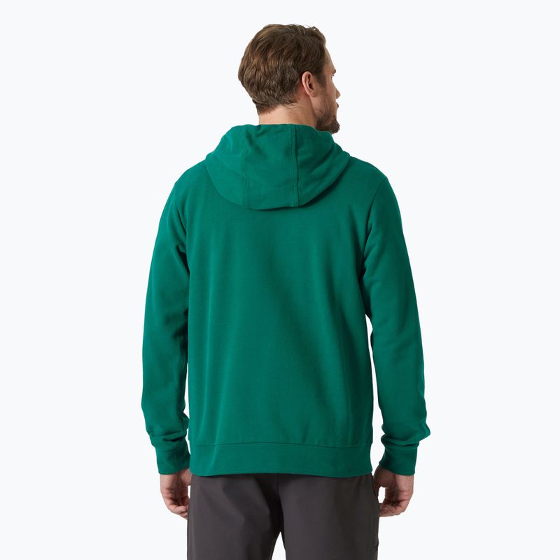 Vyriškas džemperis Helly Hansen HH Logo Hoodie 2.0 emerald 2