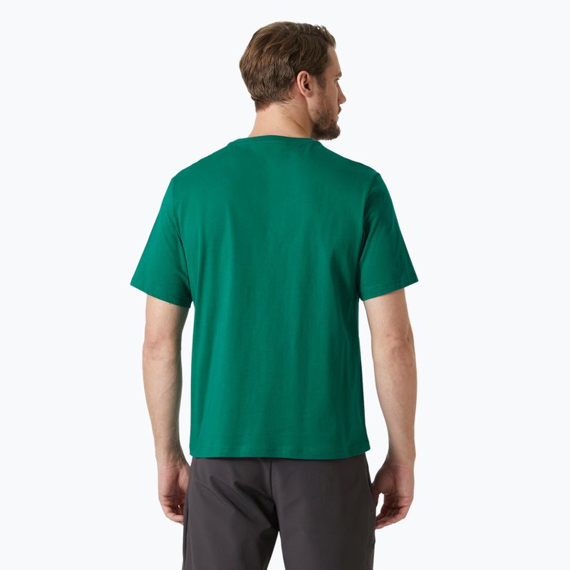 Vyriški marškinėliai Helly Hansen Logo 2.0 emerald 2