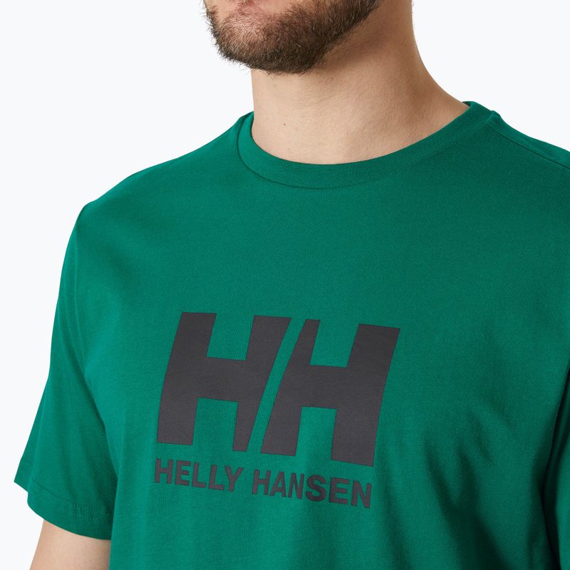 Vyriški marškinėliai Helly Hansen Logo 2.0 emerald 3