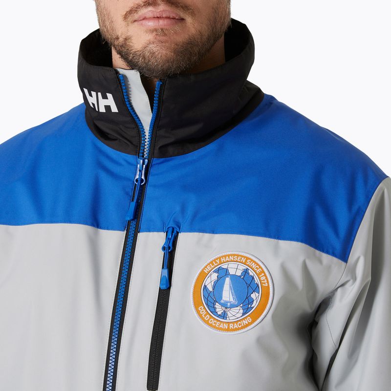 Vyriška buriavimo striukė Helly Hansen Arctic Ocean Crew Midlayer grey fog 3