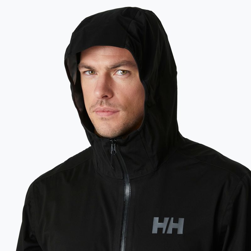 Vyriška striukė nuo lietaus Helly Hansen Momentum 3L Stretch juoda 3