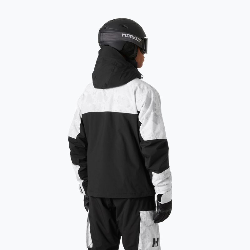 Vyriška slidinėjimo striukė Helly Hansen Ullr D Heritage Short grey fog snow camo aop 2