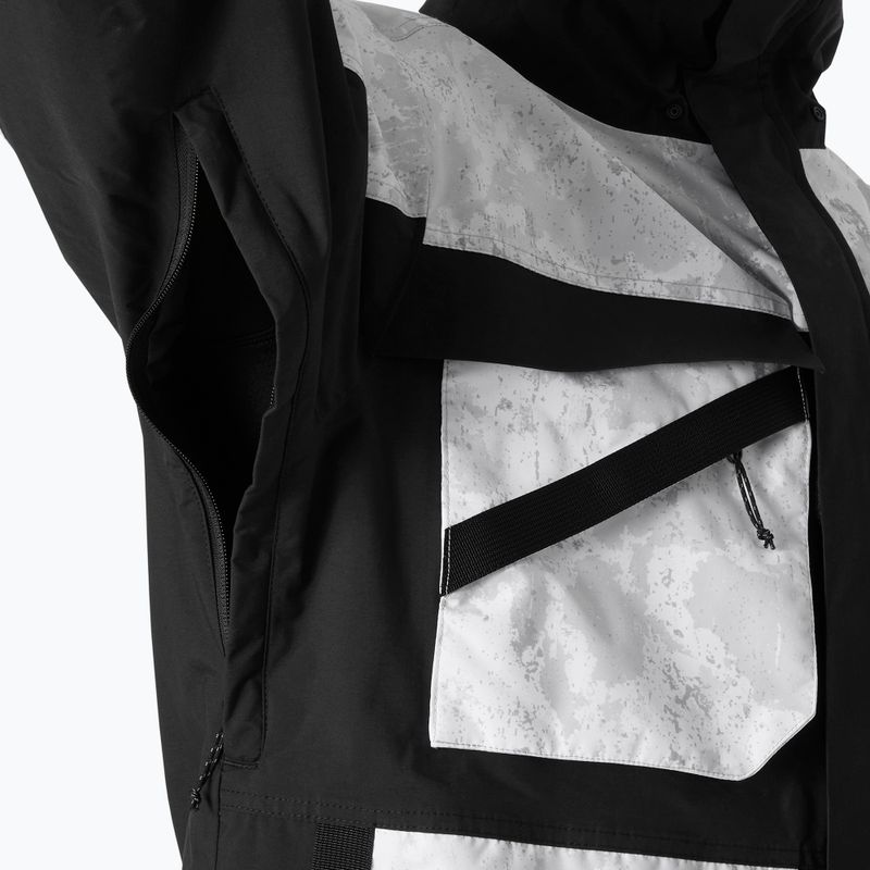 Vyriška slidinėjimo striukė Helly Hansen Ullr D Heritage Short grey fog snow camo aop 8