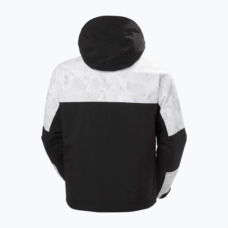 Vyriška slidinėjimo striukė Helly Hansen Ullr D Heritage Short grey fog snow camo aop 13
