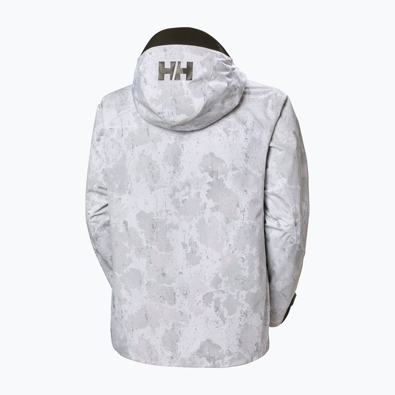Vyriška slidinėjimo striukė Helly Hansen Ullr D Shell Graphic grey fog snow camo aop 11