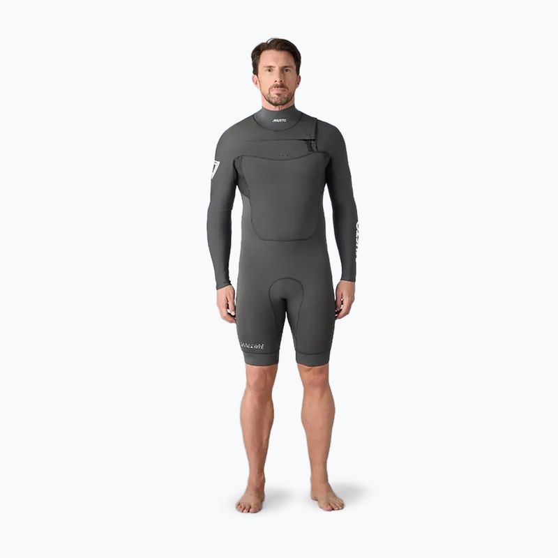 Vyriškas hidrokostiumas Musto Flexlite Dynamic 3/2 mm Shorty dark grey 4