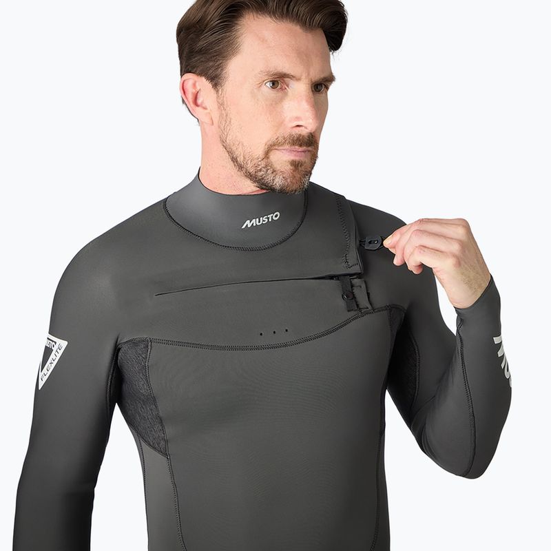 Vyriškas hidrokostiumas Musto Flexlite Dynamic 3/2 mm Shorty dark grey 7