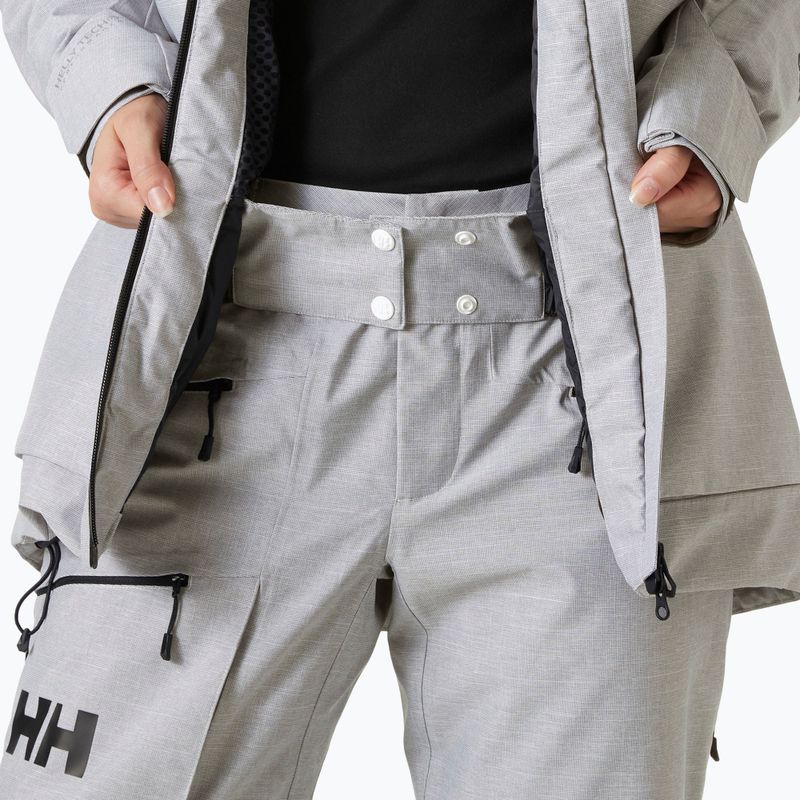Moteriška slidinėjimo striukė Helly Hansen Powderqueen 3.0 grey/melange 6