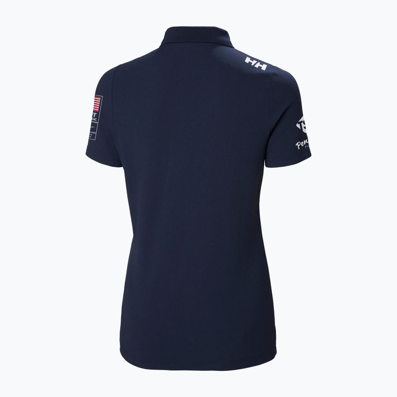 Moteriški polo marškinėliai Helly Hansen Crew Tech Polo navy 2
