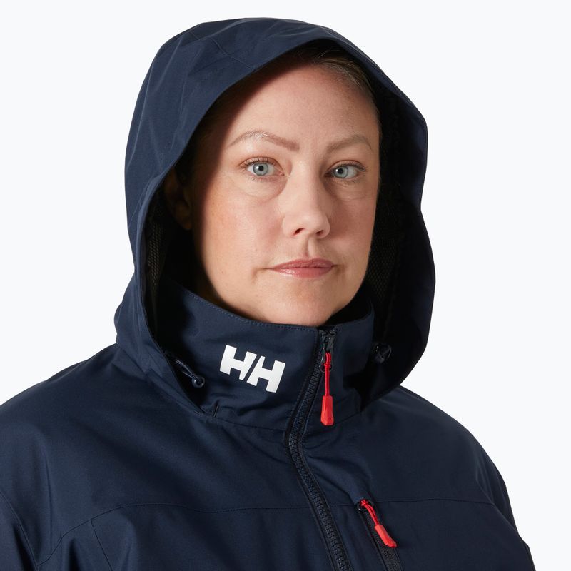 Moteriška buriavimo striukė Helly Hansen Crew Hooded Midlayer Plus 2.0 navy 3
