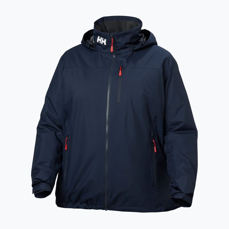 Moteriška buriavimo striukė Helly Hansen Crew Hooded Midlayer Plus 2.0 navy 9