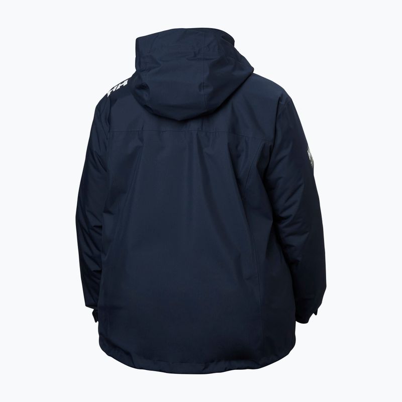 Moteriška buriavimo striukė Helly Hansen Crew Hooded Midlayer Plus 2.0 navy 10