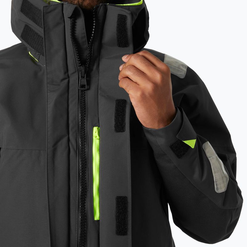Vyriška striukė nuo lietaus Helly Hansen Skagen Offshore ebony 5