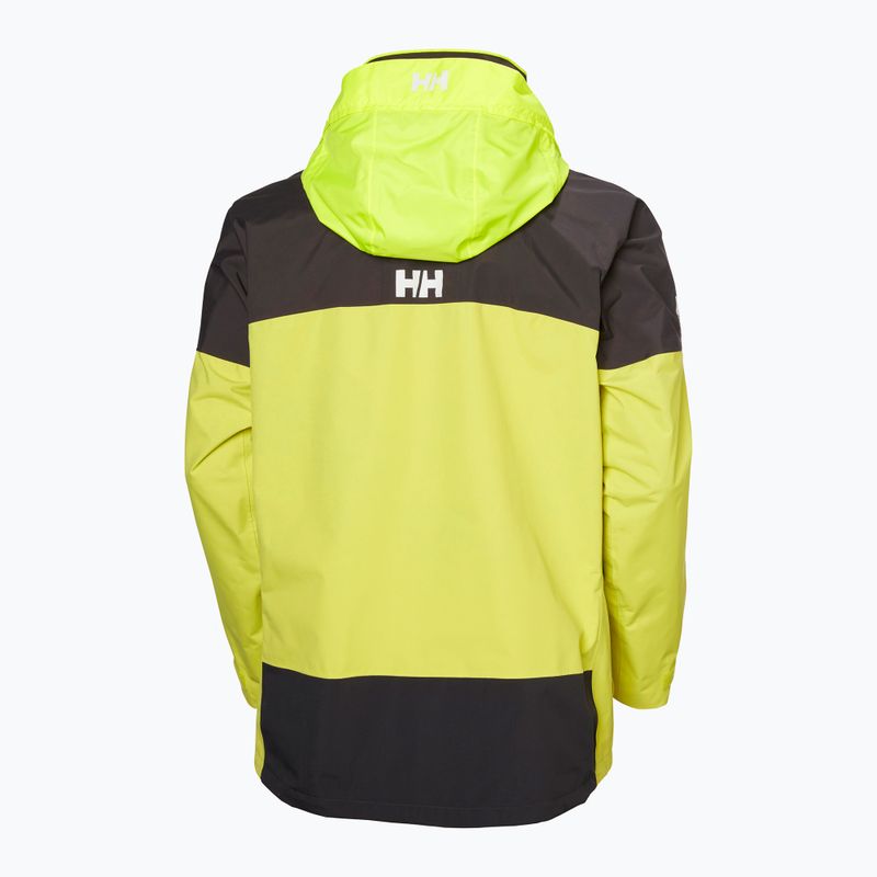 Vyriška buriavimo striukė Helly Hansen Pier 4.0 cyber lime 10