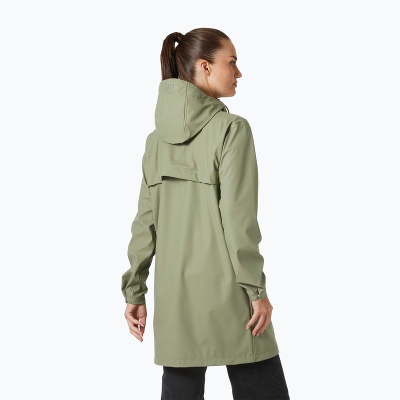 Moteriškas lietpaltis Helly Hansen Moss Rain Coat lav green 2