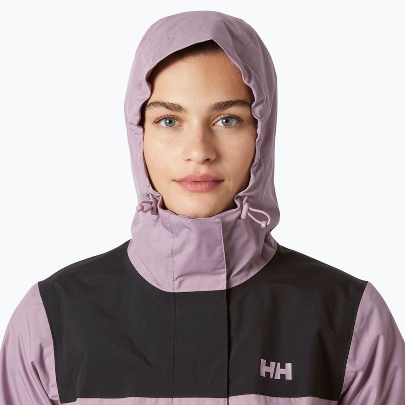 Moteriška striukė nuo lietaus Helly Hansen Vancouver purple clay 3