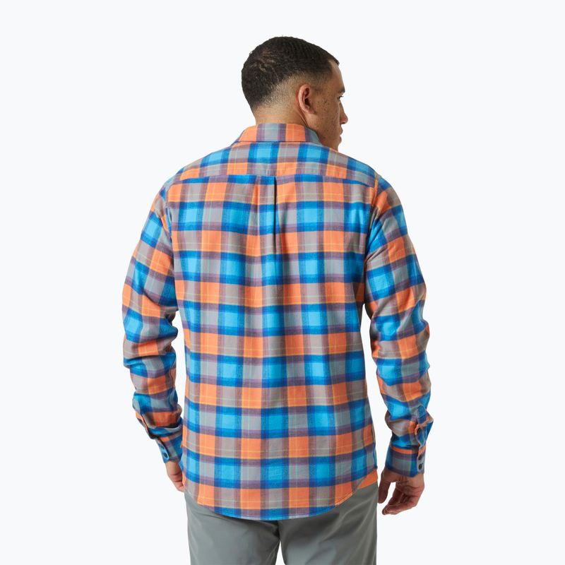 Vyriški marškiniai Helly Hansen Lokka Organic Flannel bonfire fjell plaid 2