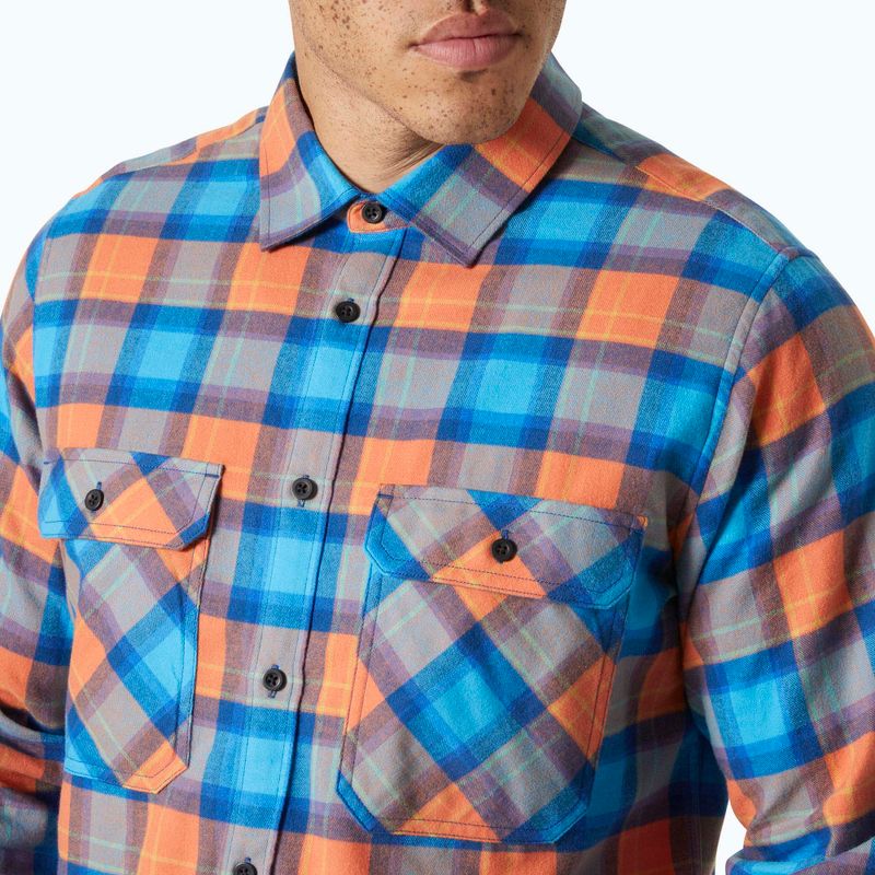 Vyriški marškiniai Helly Hansen Lokka Organic Flannel bonfire fjell plaid 3