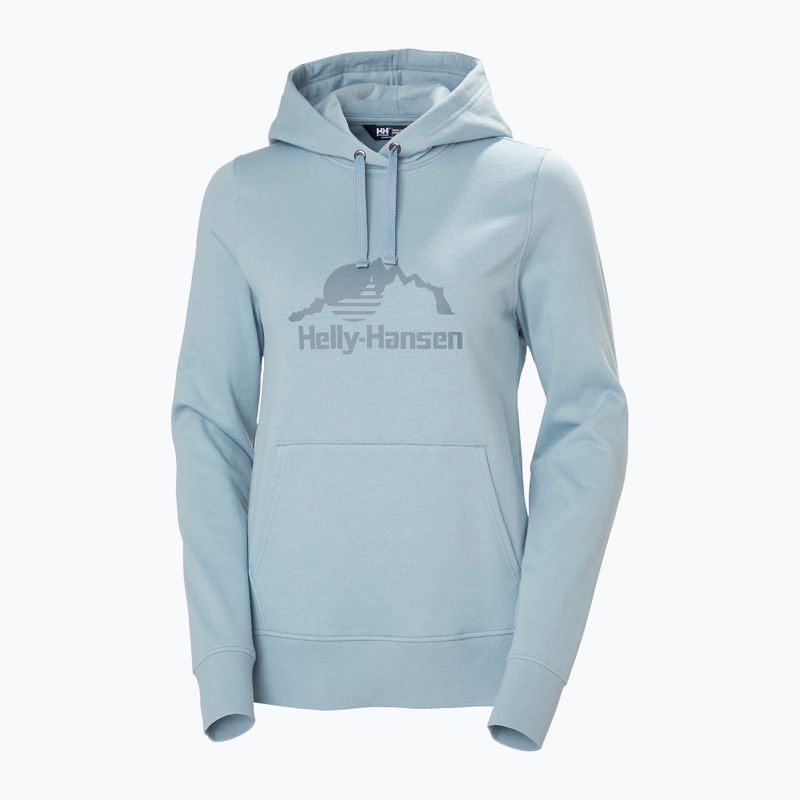 Moteriškas džemperis Helly Hansen Nord Graphic Pullover Hoodie windy blue 5