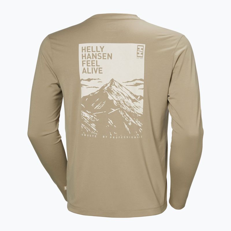 Vyriški marškinėliai ilgomis rankovėmis Helly Hansen Skog Graphic pebble 6