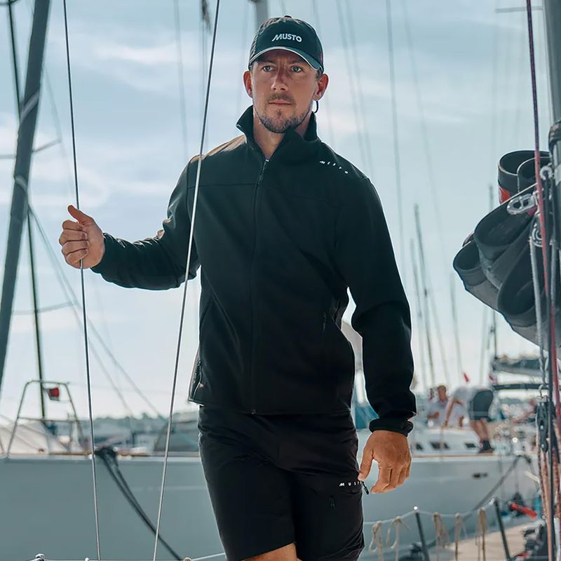 Vyriška softshell striukė Musto Evo Crew Softshell black 10