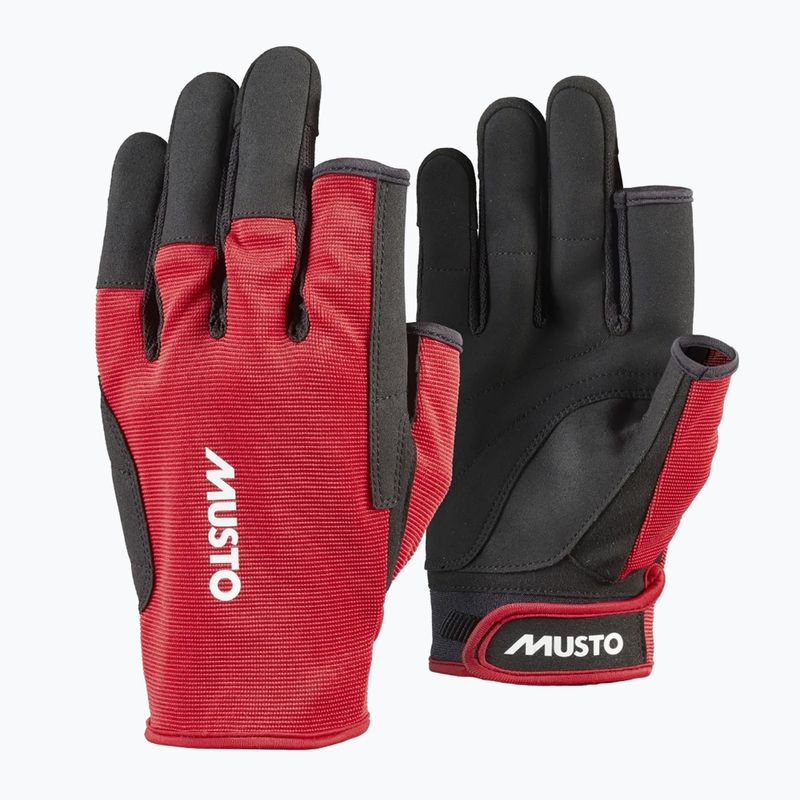Musto Essential Sailing Long Finger 2.0 tikros raudonos buriavimo pirštinės