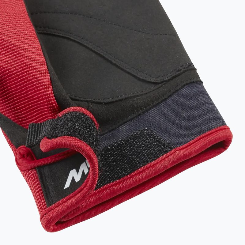 Musto Essential Sailing Long Finger 2.0 tikros raudonos buriavimo pirštinės 2