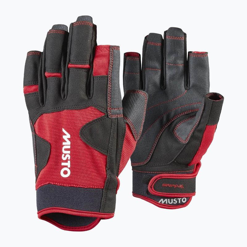 Buriavimo pirštinės Musto Performance Short Finger 2.0 true red